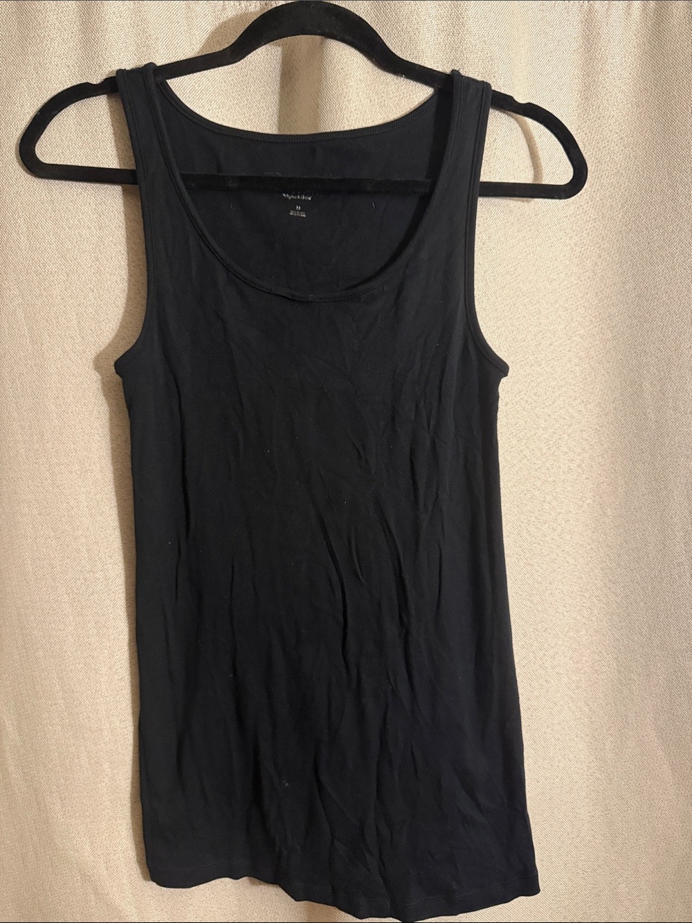 Isabel Maternity by Ingrid & Isabel Black Scoop Neck Maternity Tank